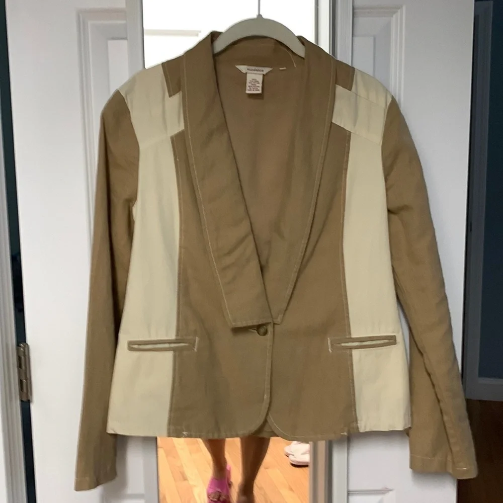 Sundance‎ Catalog Linen Blend Blazer
